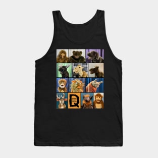 Brown Puppets Tank Top